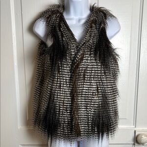 Zara Women's Faux Fur Vest Size S